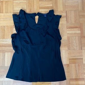 Banana Republic sleeveless ruffle tank